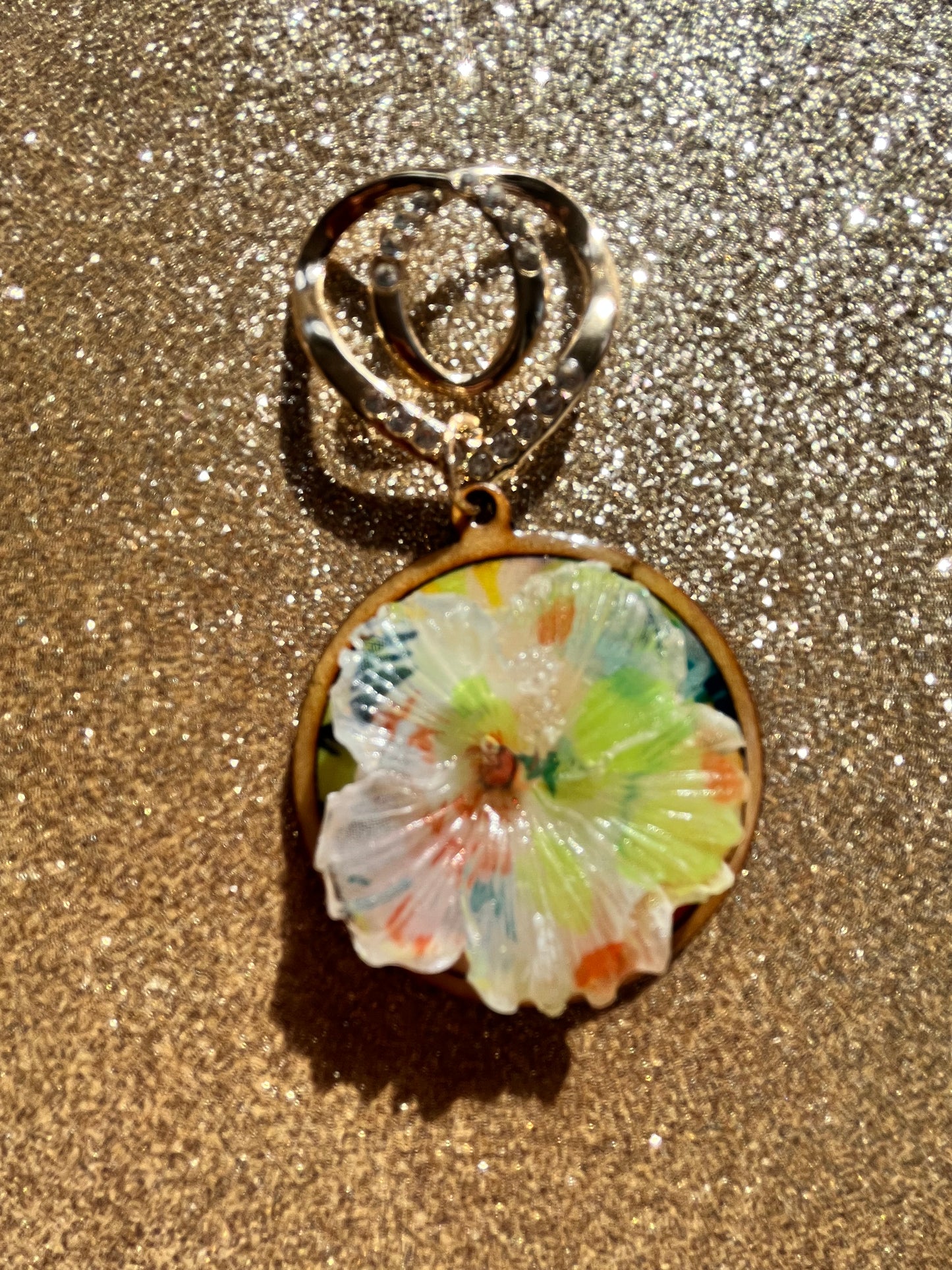 TROPICAL BLOSSOM T-SHIRT RING / SCARF RING