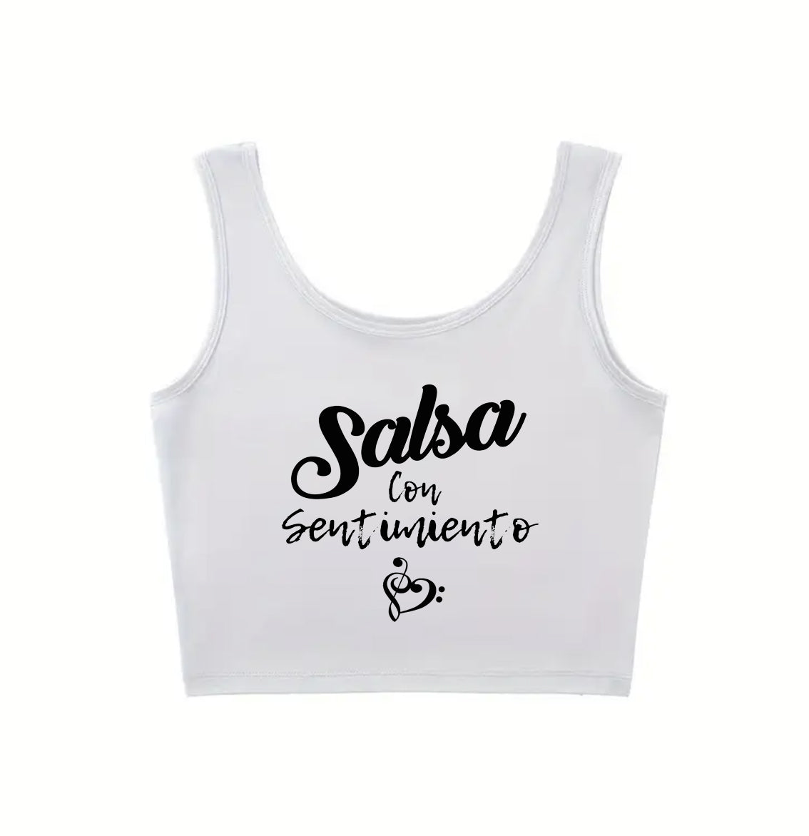Débardeur Cropped Top Salsa con Sentimiento
