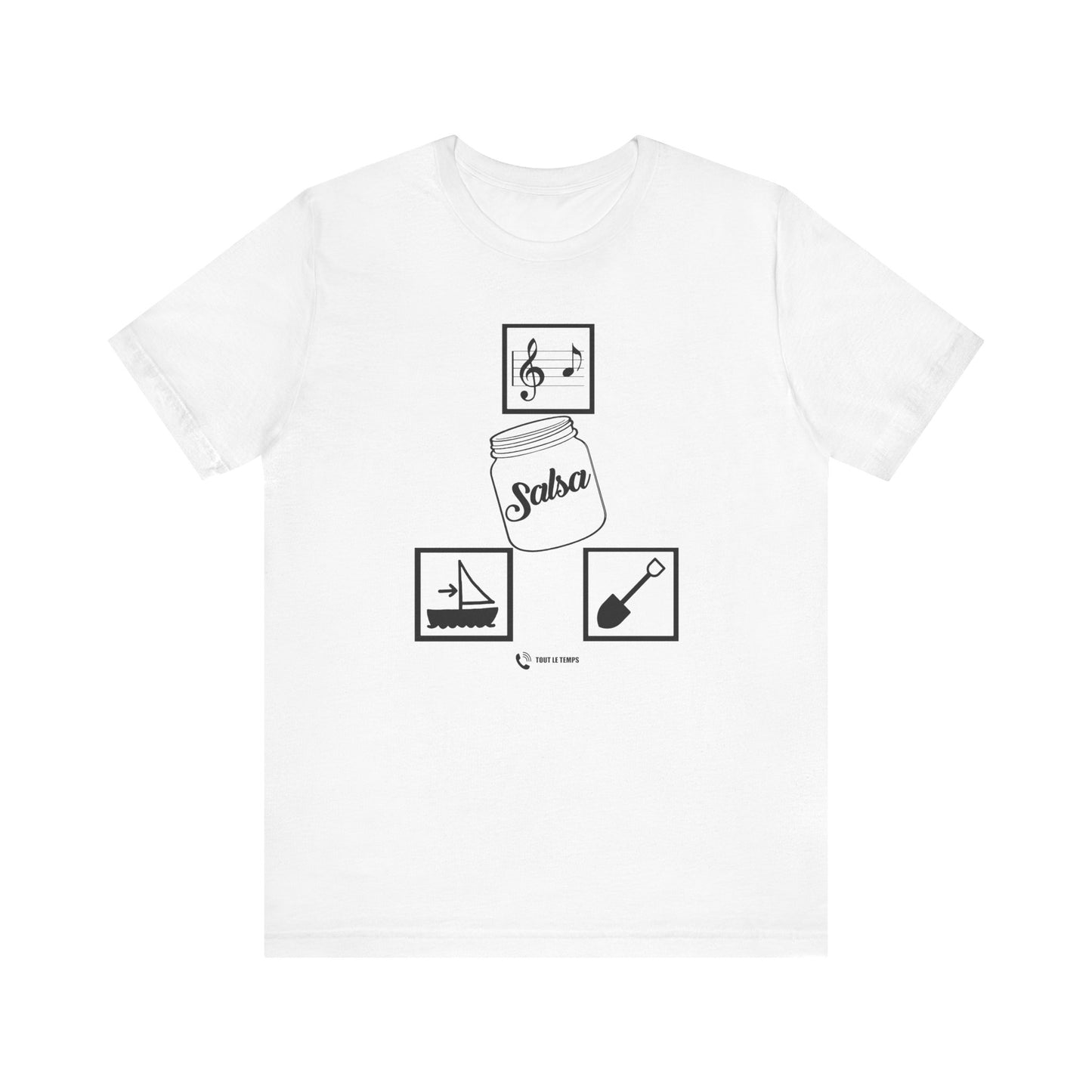 T-SHIRT SALSA - RÉBUS "LA SALSA M'APPELLE"