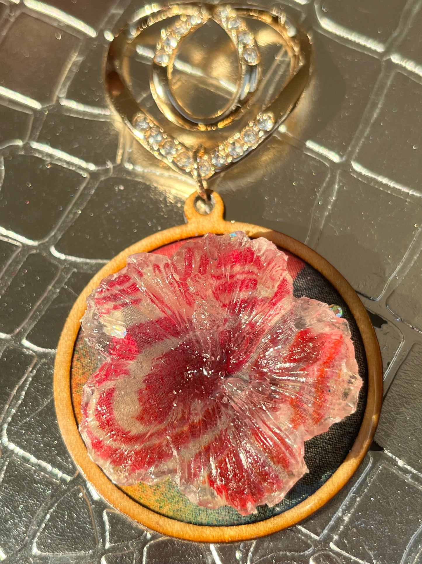 TROPICAL BLOSSOM T-SHIRT RING / SCARF RING