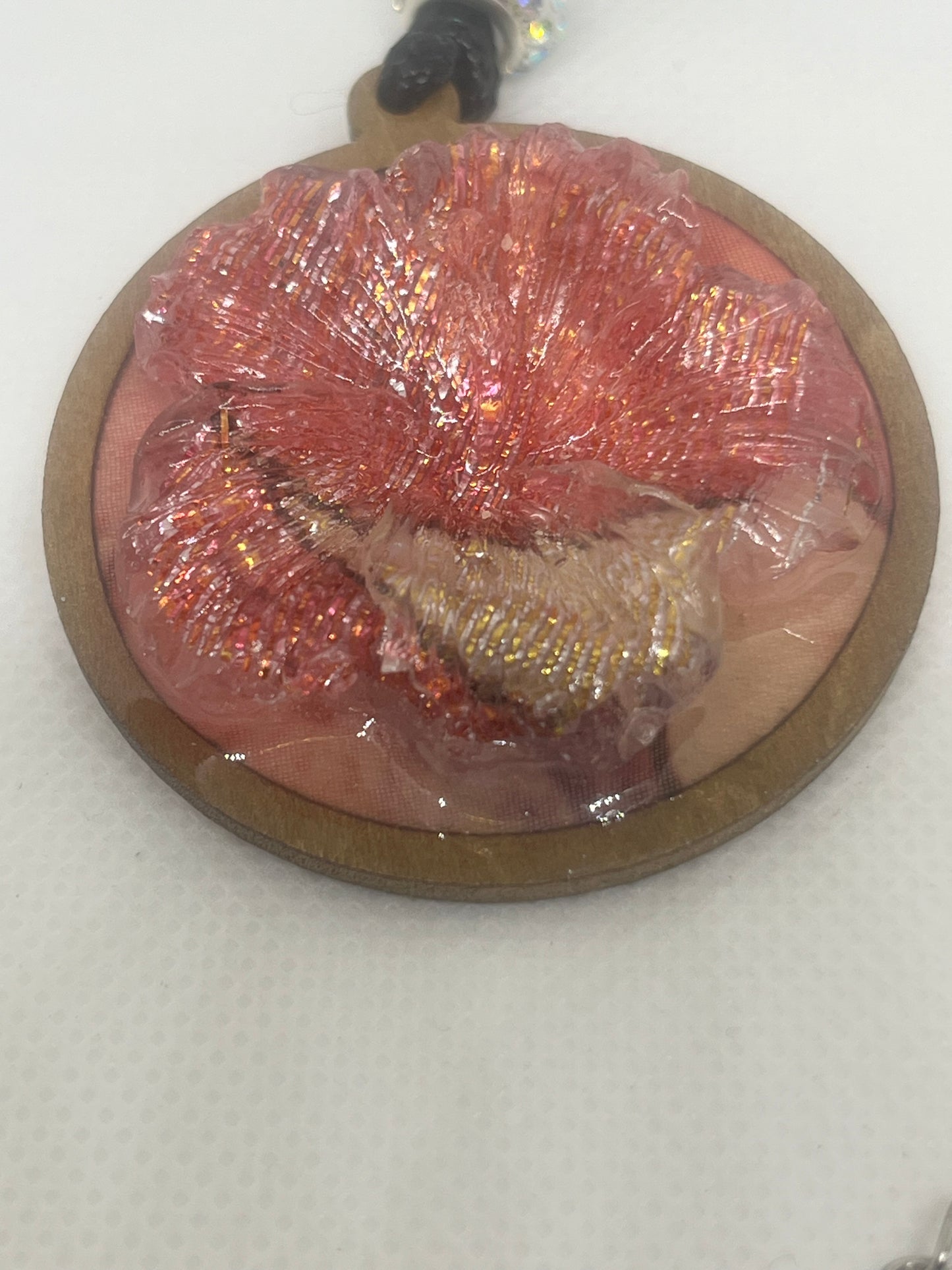 GOLDEN DAWN HIBISCUS NECKLACE PENDANTS