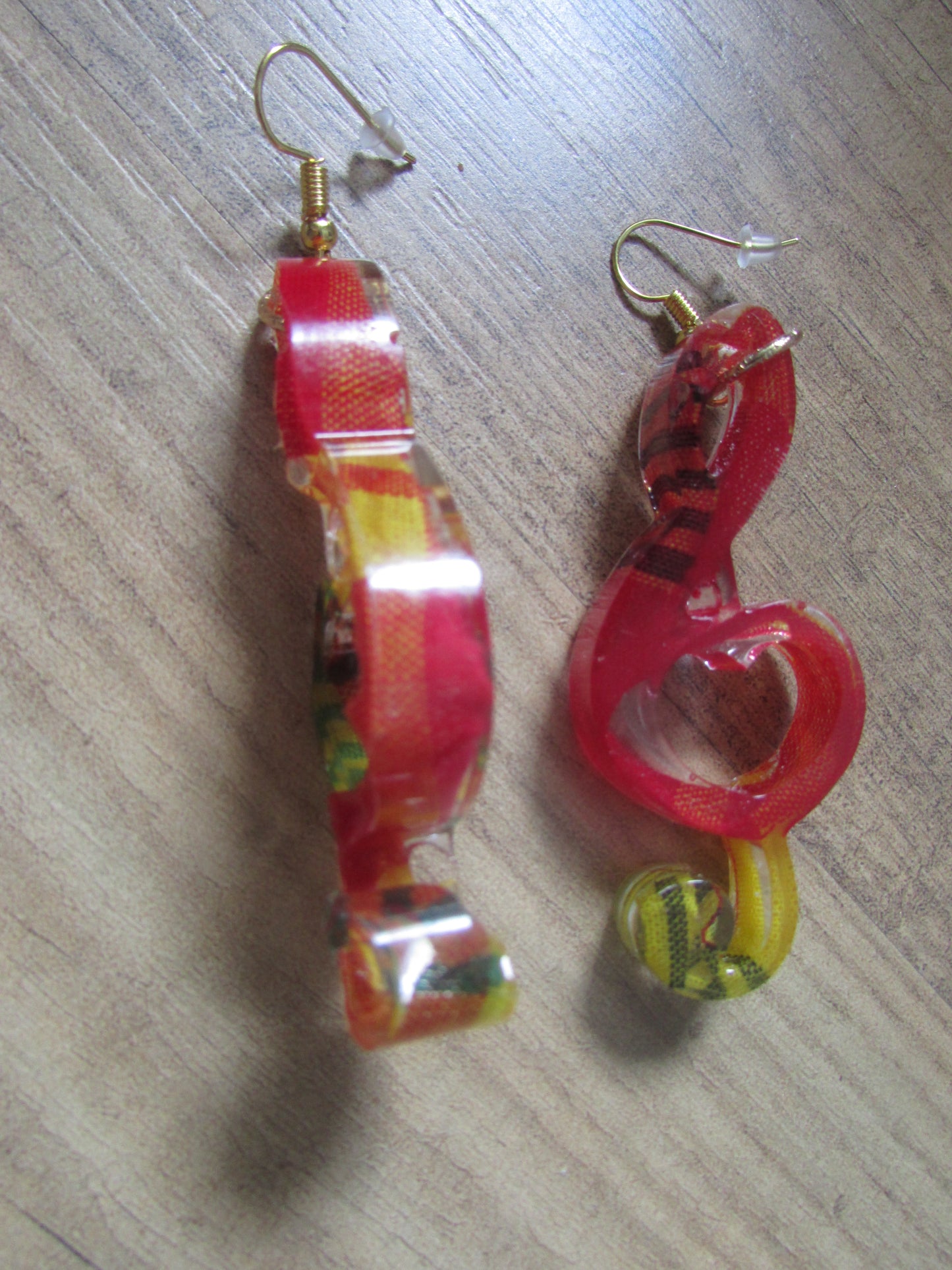 Earrings "Clé de Sol"