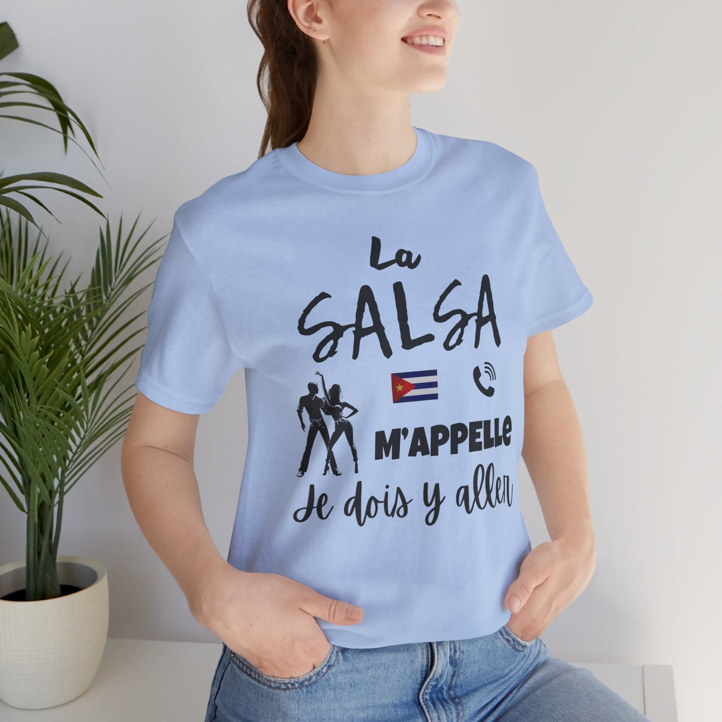 T-SHIRT SALSA "LA SALSA M'APPELLE"
