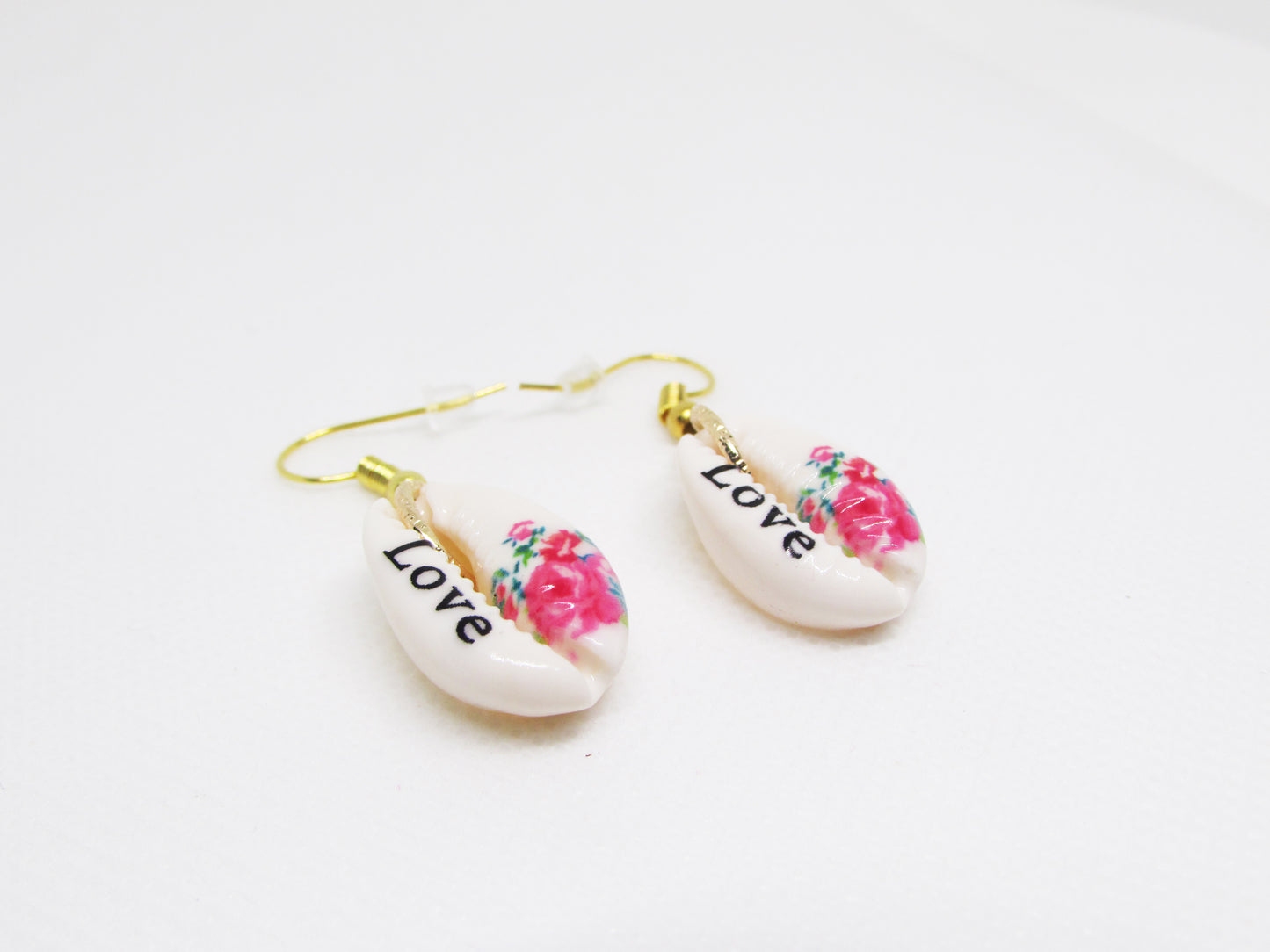 ROMANTIC BLOOM COWRIE EARRINGS - LIMITED EDITION
