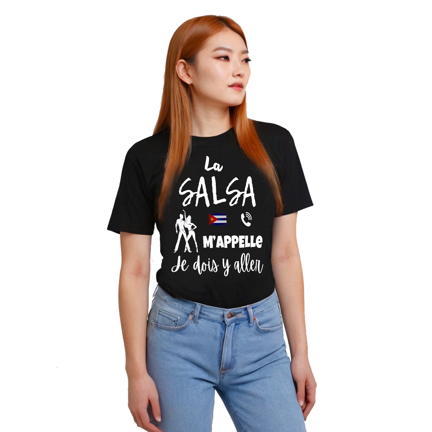 T-SHIRT SALSA "LA SALSA M'APPELLE"