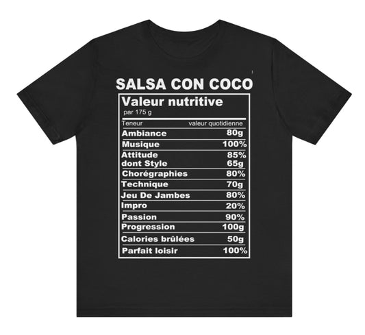 T-SHIRT " SALSA CON COCO"