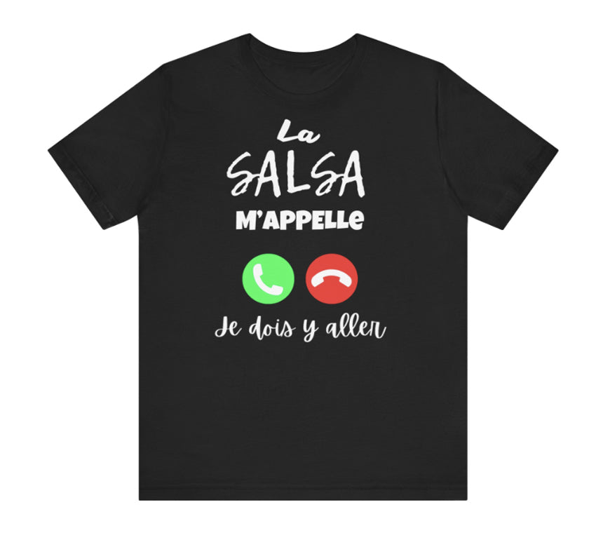 T-SHIRT SALSA "LA SALSA M'APPELLE"